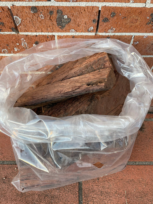 15kg Bagged Premium Ironbark Firewood (not available for separate delivery)